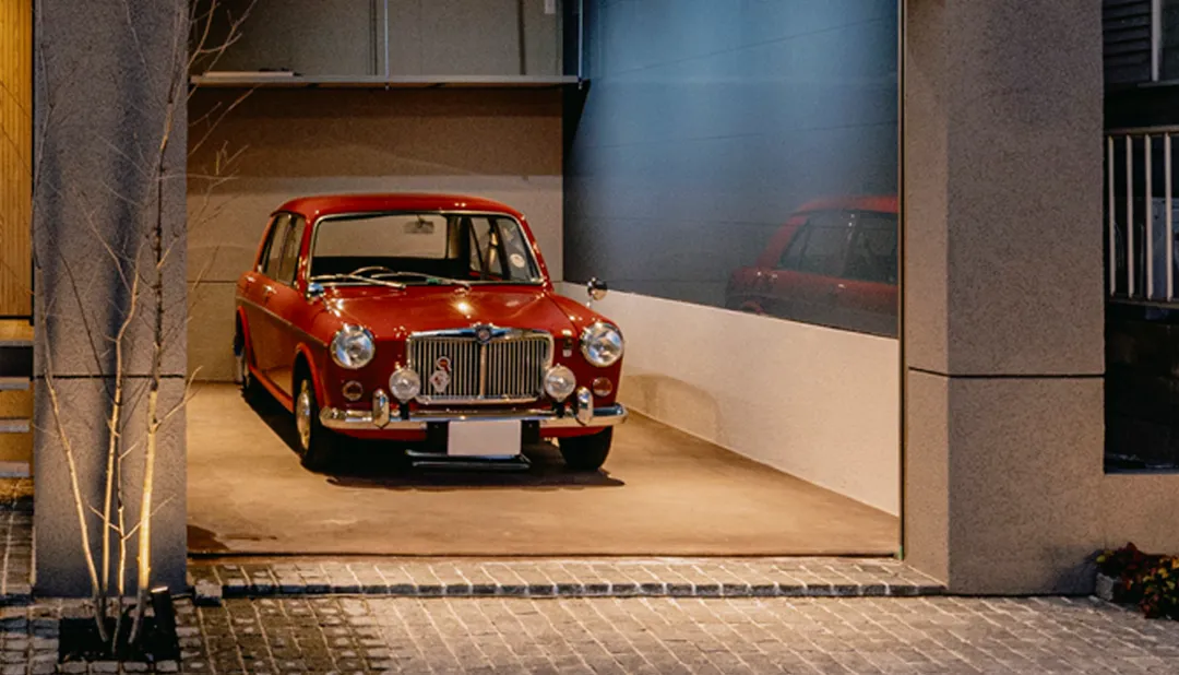 大開口ガレージハウス