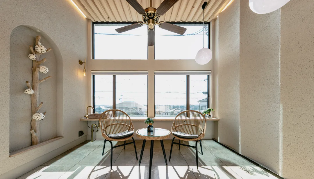 高台からのインナーテラス