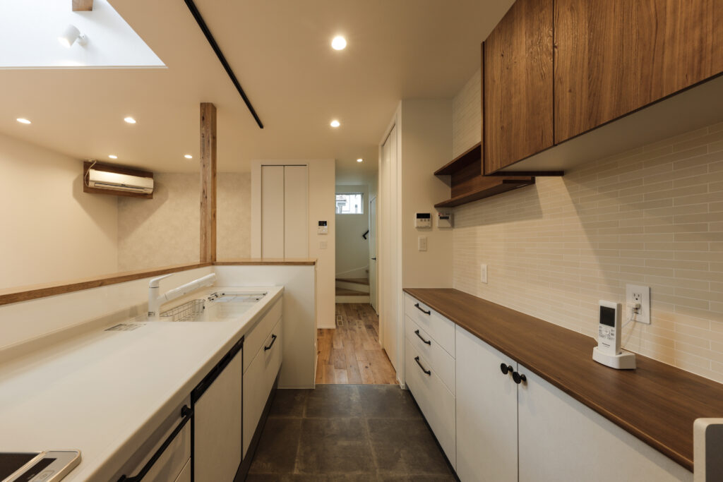 空間を有効活用した狭小住宅