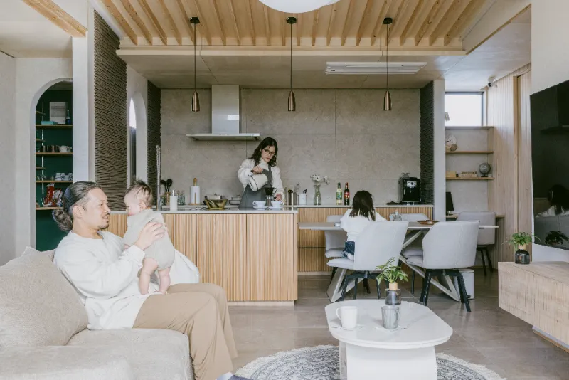 「自然素材」で上質感を演出したジャパンディスタイル