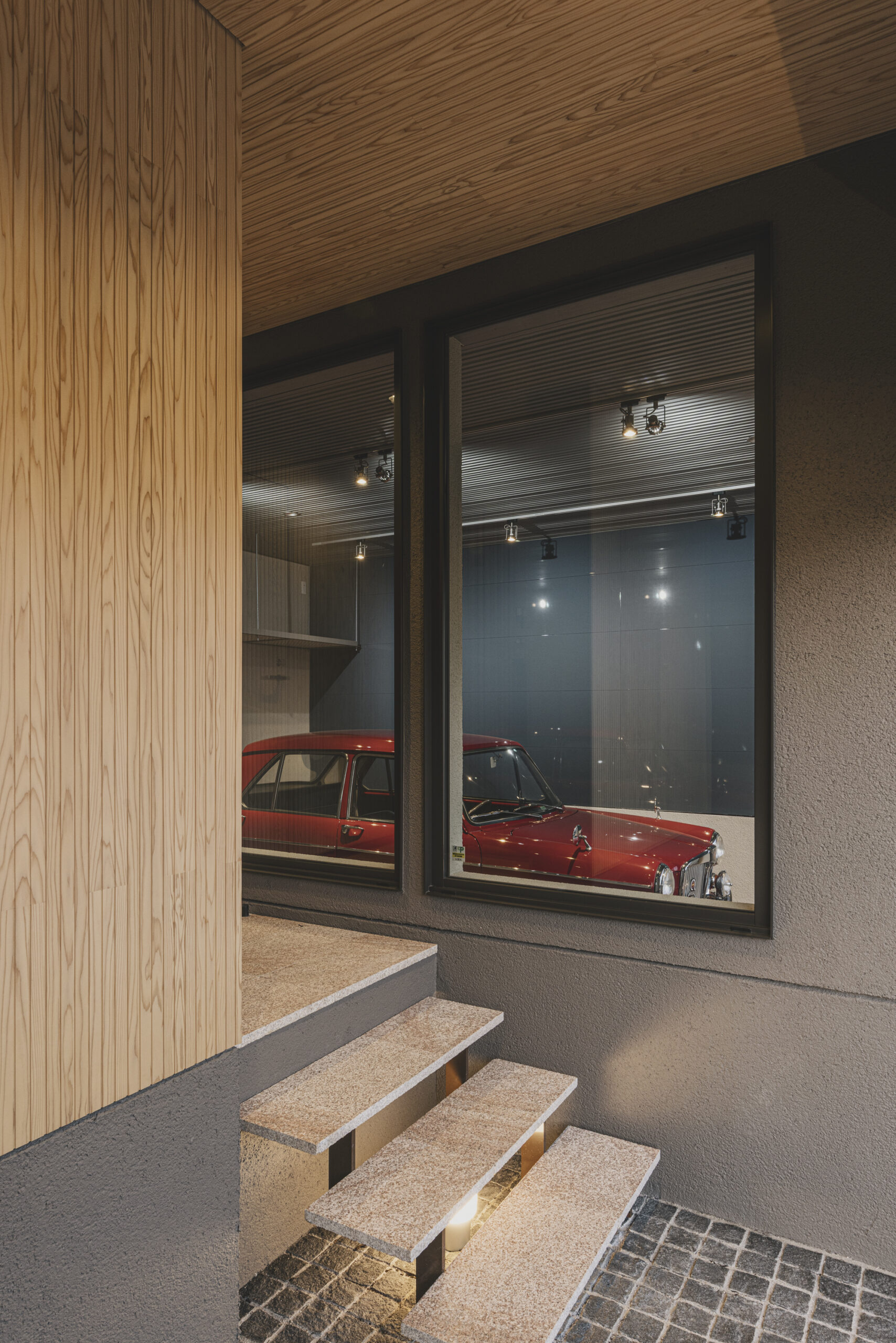 ジャパンディスタイルの玄関ポーチ