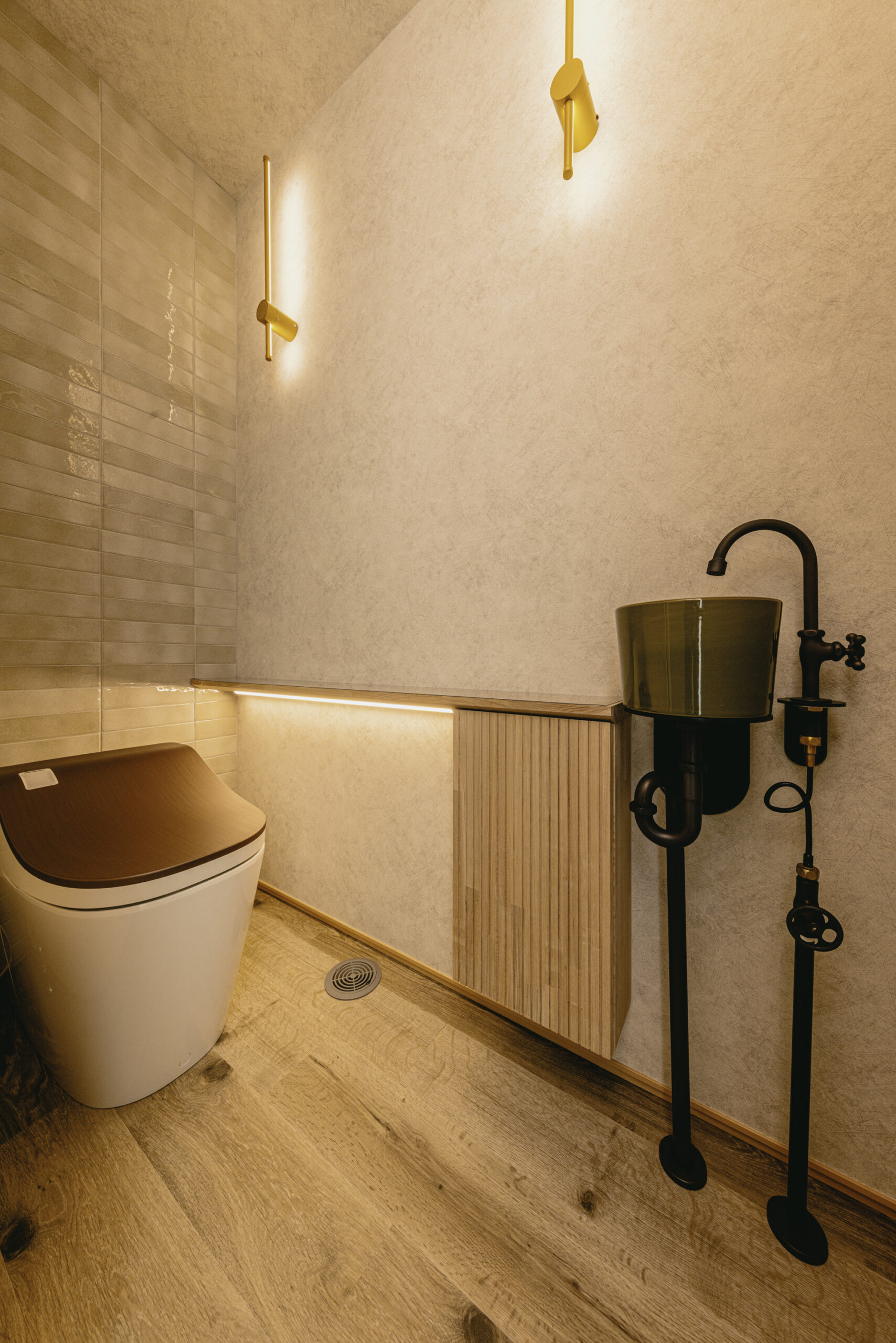 排気ガラリがあるトイレ