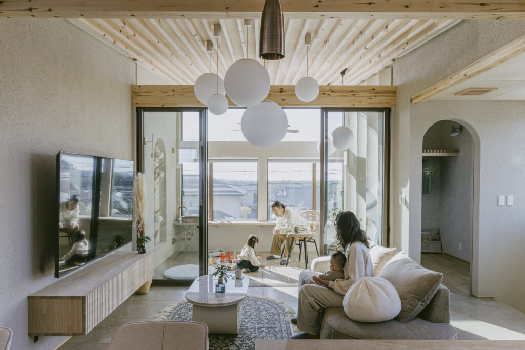 インナーテラスがあるおしゃれな住まい