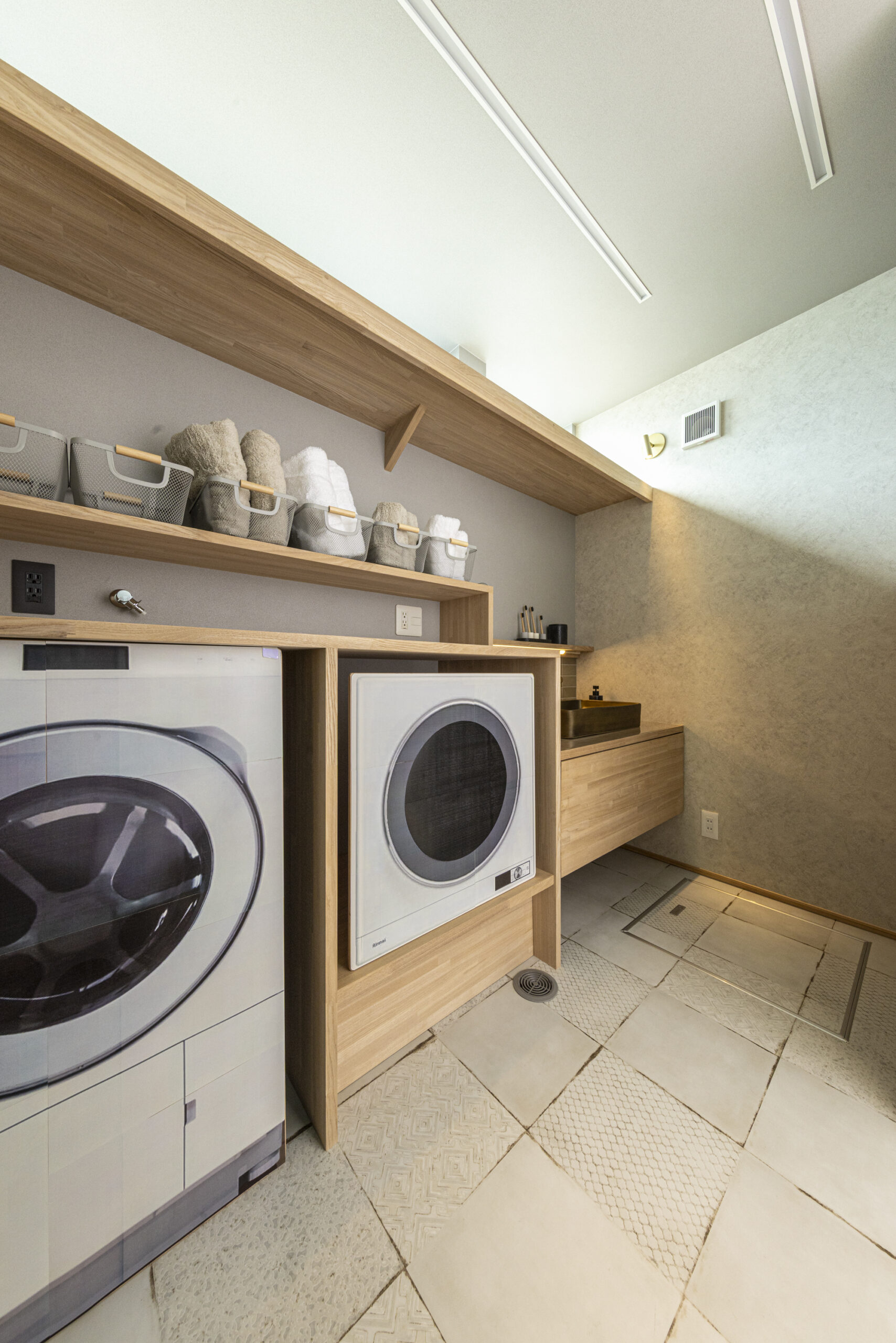 ジャパンディスタイルのランドリースペース