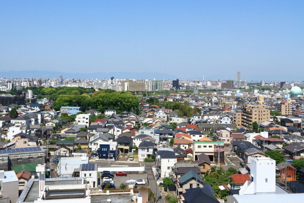 愛知県名古屋市の住宅地